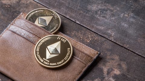 Ethereum coins in real wallet