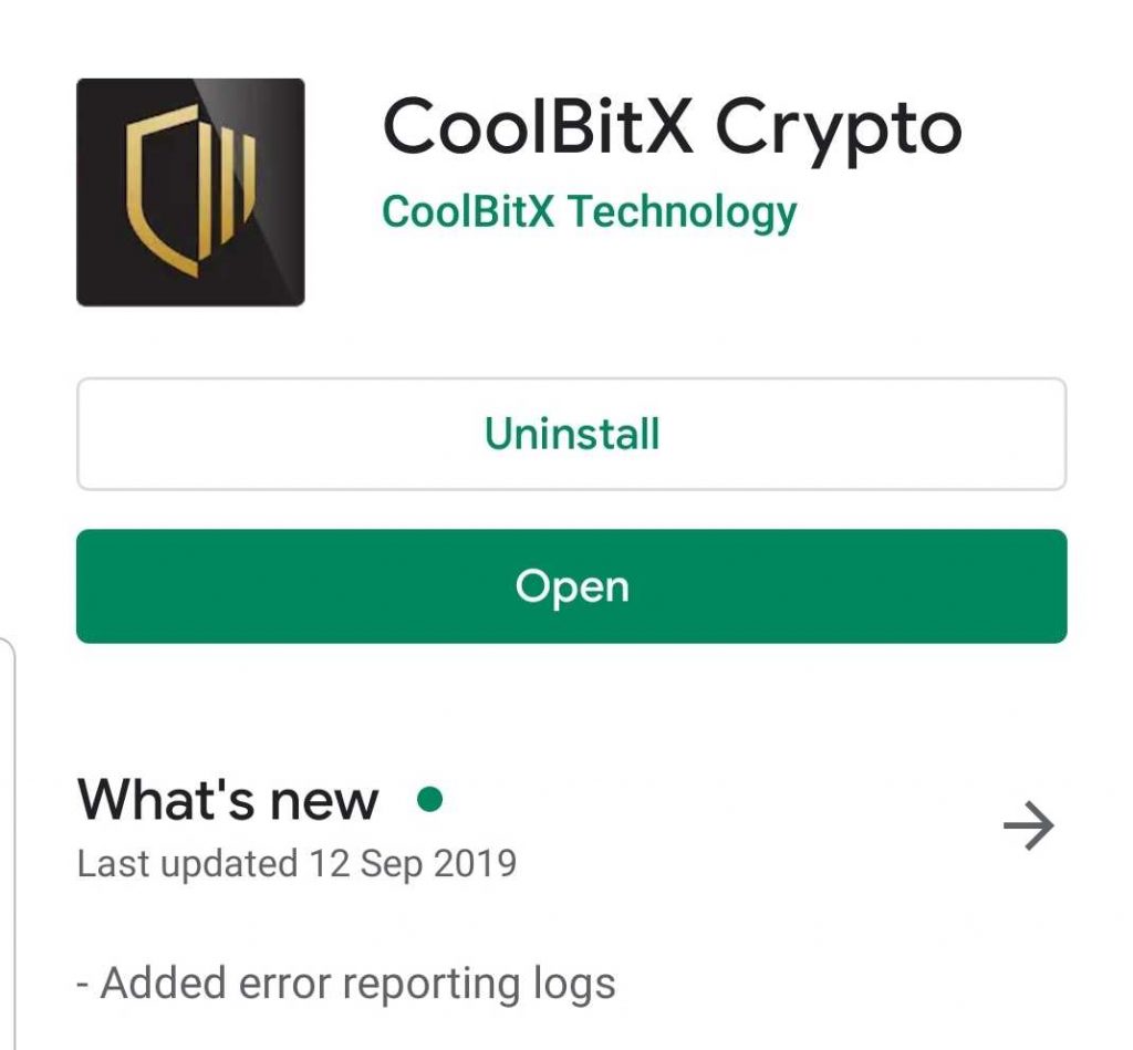 coolwallet app store